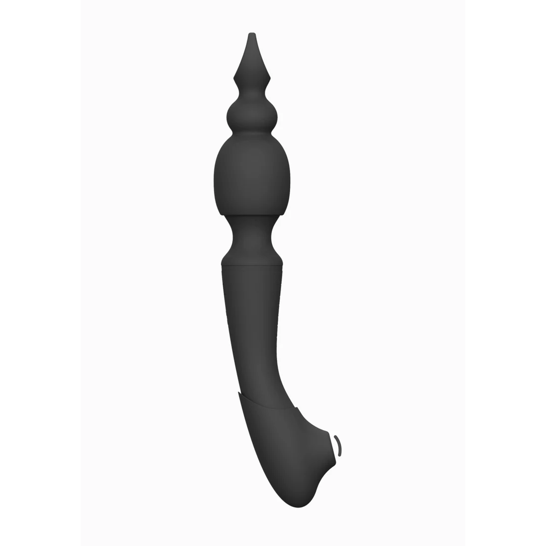 wand vibrator – dubbele motor & 10 standen – VIVE by Shots, paars VIVE by Shots - Afbeelding 3