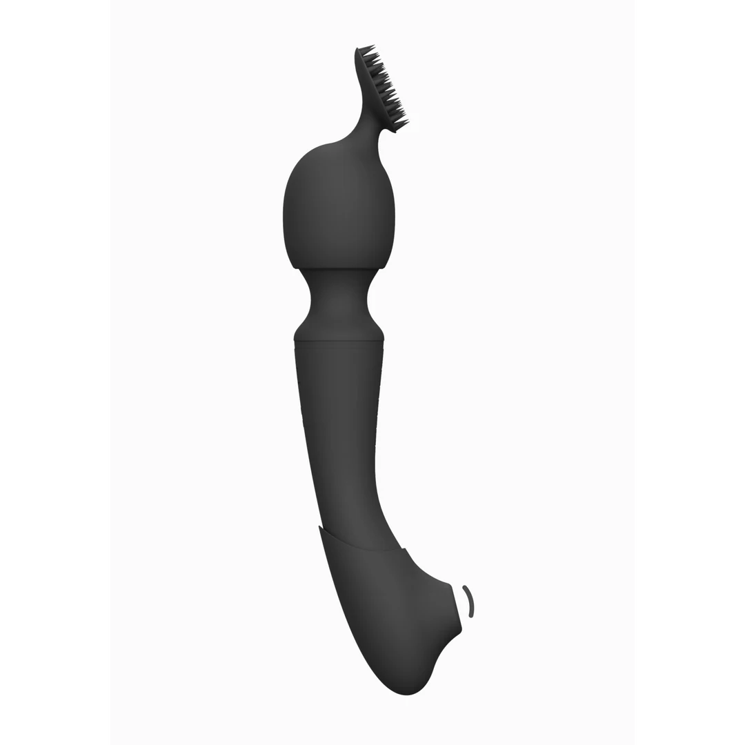 wand vibrator – dubbele motor & 10 standen – VIVE by Shots, paars VIVE by Shots - Afbeelding 4