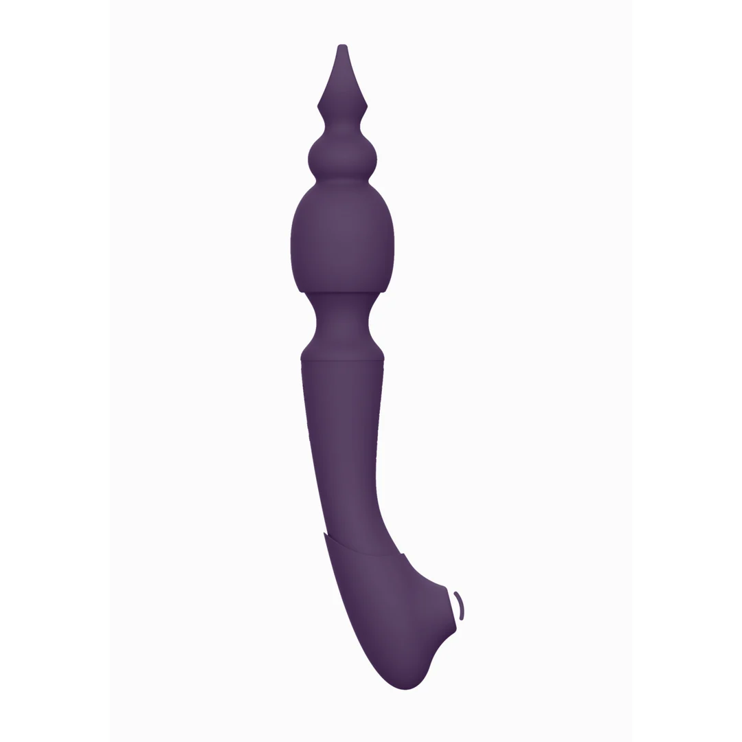 wand vibrator – dubbele motor & 10 standen – VIVE by Shots, paars VIVE by Shots - Afbeelding 11