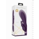 Rabbit vibrator – opblaasbare g-spot + 10 standen – VIVE Zwart VIVE by Shots - Afbeelding 2