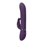 rabbit vibrator – vibrerende tip & roterende kralen – VIVE by Shots, roze VIVE by Shots - Afbeelding 9