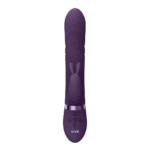 rabbit vibrator – vibrerende tip & roterende kralen – VIVE by Shots, roze VIVE by Shots - Afbeelding 10