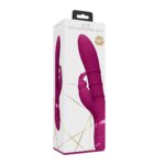 rabbit vibrator – op-en-neer bewegende ringen – VIVE paars VIVE by Shots - Afbeelding 2