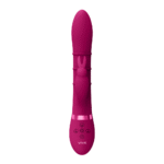 rabbit vibrator – op-en-neer bewegende ringen – VIVE paars VIVE by Shots - Afbeelding 5