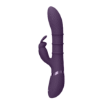 rabbit vibrator – op-en-neer bewegende ringen – VIVE paars VIVE by Shots - Afbeelding 11