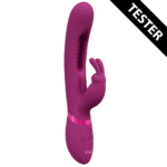 rabbit vibrator – triple motor met G-spot flapper – VIVE, roze VIVE by Shots