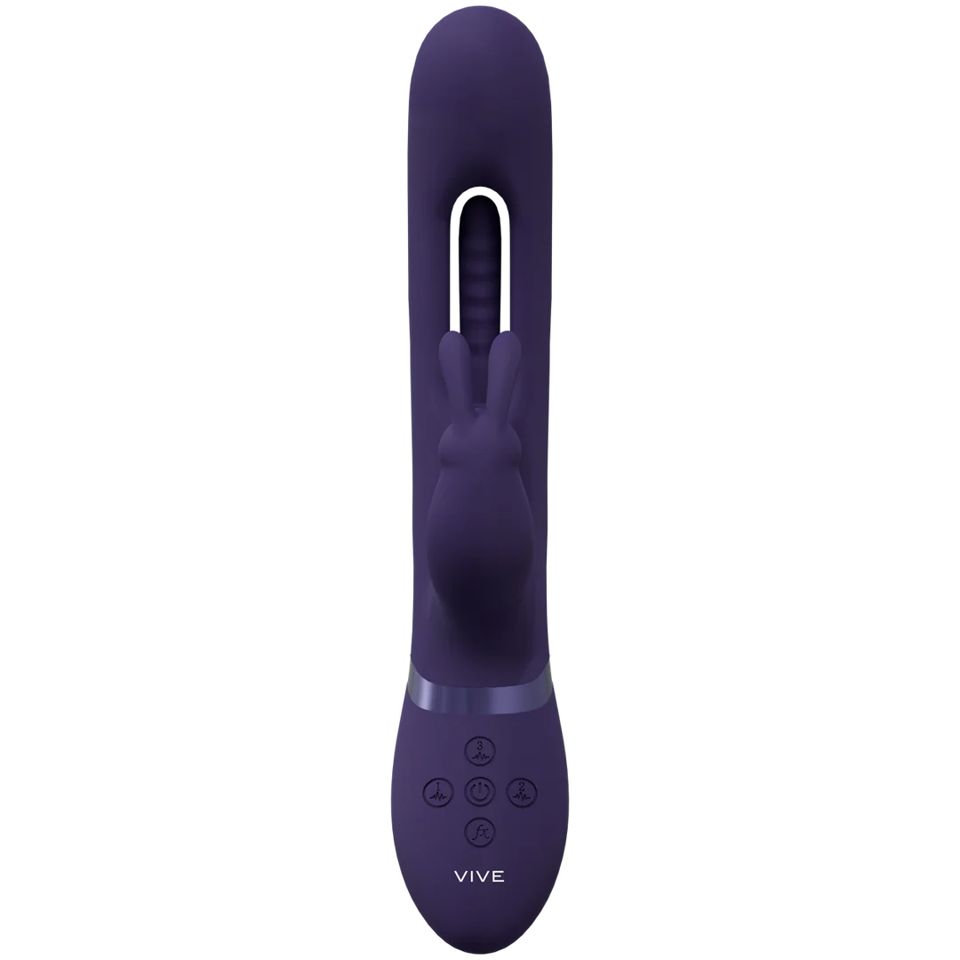 VIVE by Shots VIVE, rosa, vibratore rabbit a triplo motore con linguetta vibrante per il punto G - immagine 10