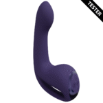 Rabbit vibrator – triple motor met come-hither en pulse wave – VIVE by Shots paars VIVE by Shots - Afbeelding 2