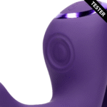 Rabbit vibrator – triple motor met come-hither en pulse wave – VIVE by Shots paars VIVE by Shots - Afbeelding 4
