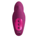 G-spot vibrator met masserende parels – Roze VIVE by Shots - Afbeelding 3