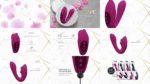 G-spot vibrator met masserende parels – Roze VIVE by Shots - Afbeelding 6