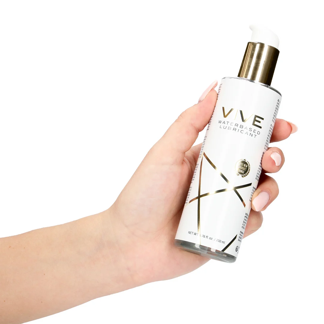 Glijmiddel op waterbasis – dermatologisch getest en vetvrij – ongeparfumeerd, geen smaak – 200 ml – VIVE by Shots - Afbeelding 5
