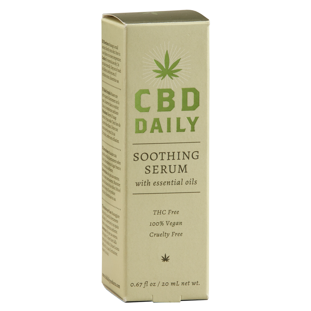 XEUCBDSO020_1 Verzachtend Serum met 60 mg hennep CBD – ultra-geconcentreerd en snel absorberend – Earthly Body – 20 ml - Afbeelding 1