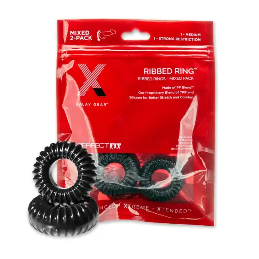 PerfectFit Blend Premium Stretch Ribbed Ring Slim - Afbeelding 1