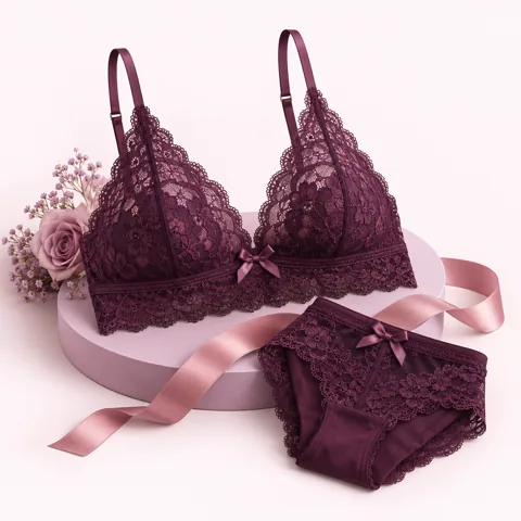 Lingerie in einer sanften, eleganten Umgebung